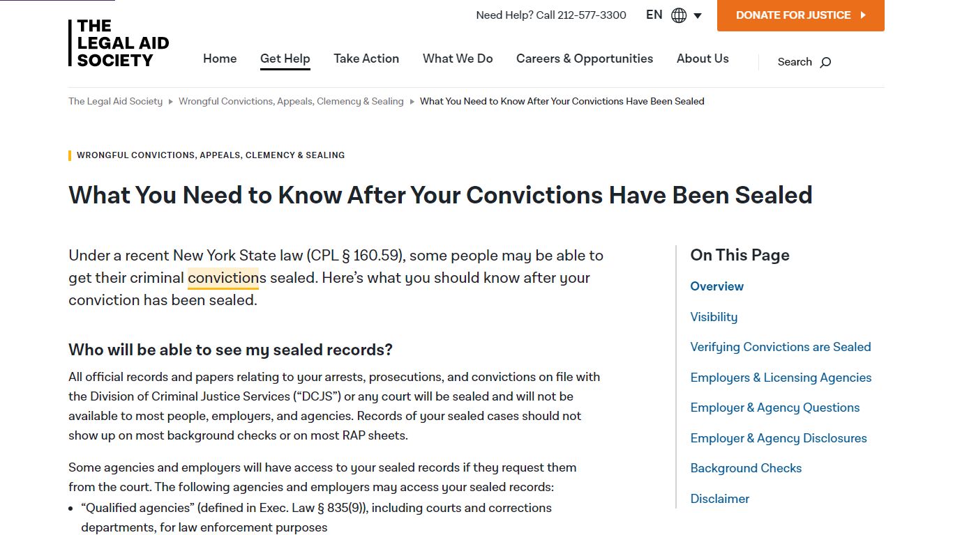 What You Need to Know After Your Convictions Have Been Sealed