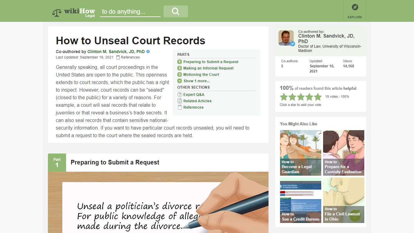 How to Unseal Court Records (with Pictures) - wikiHow Legal